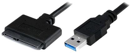 Powertech Cable USB 3.0 to SATA Μαύρο (CAB-U032) από το Public