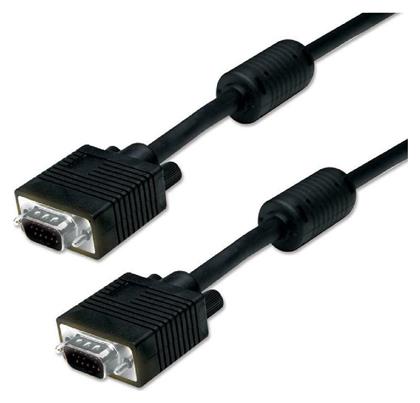 Powertech Cable VGA male - VGA male Μαύρο 20m (CAB-G010)