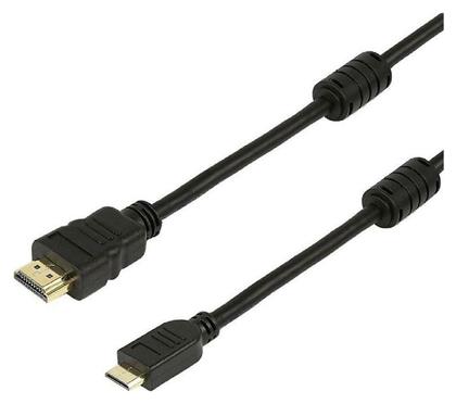 Powertech HDMI 1.4 Cable HDMI male - mini HDMI male 5m Μαύρο