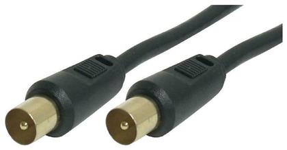 Powertech Καλώδιο Κεραίας Coax male - Coax male Μαύρο 1.5m (CAB-V007) 1τμχ