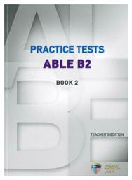 Practice Tests Able B2 2 Teacher's Book, Plus 3 Cd