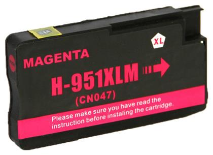 Premium Συμβατό Μελάνι Εκτυπωτή InkJet HP 951XL CN047AE 26ml Ματζέντα από το Public