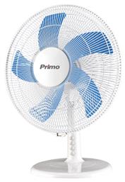 Primo PRTF-80445 Επιτραπέζιος Ανεμιστήρας 50W Διαμέτρου 40cm White