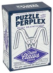 Professor Puzzle Triple Claws Γρίφος από Μέταλλο για 6+ Ετών PX-2 από το GreekBooks