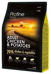 Profine Adult 3kg Ξηρά Τροφή για Ενήλικους Σκύλους με Κοτόπουλο και Πατάτες