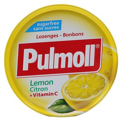 Pulmoll Vitamin C Καραμέλες χωρίς Γλουτένη Λεμόνι 45gr