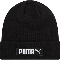 Puma Beanie Ανδρικός Σκούφος με Rib Πλέξη σε Μαύρο χρώμα από το Z-mall