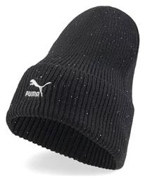 Puma Beanie Γυναικείος Σκούφος με Rib Πλέξη σε Μαύρο χρώμα από το Favela