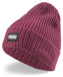 Puma Classic Beanie Γυναικείος Σκούφος με Rib Πλέξη σε Φούξια χρώμα