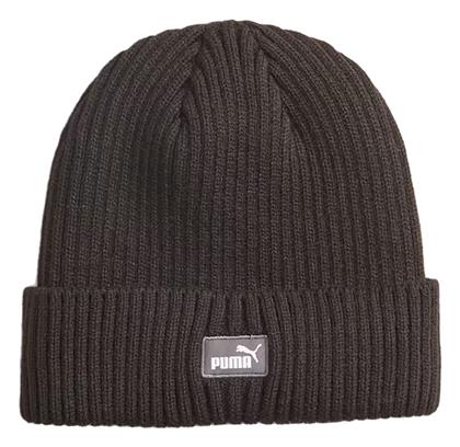 Puma Classic Cuff Beanie Unisex Σκούφος Πλεκτός σε Μαύρο χρώμα