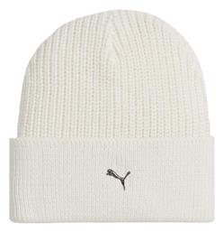 Puma Classics Beanie Unisex Σκούφος Πλεκτός σε Λευκό χρώμα από το Outletcenter