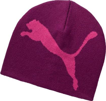 Puma Essential Big Cat Γυναικείος Beanie Σκούφος σε Μωβ χρώμα από το Z-mall