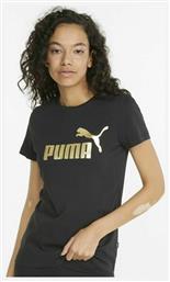 Puma Essentials Γυναικείο Αθλητικό T-shirt Μαύρο