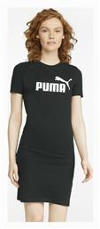 Puma Essentials Καλοκαιρινό Mini T-shirt Φόρεμα Μαύρο