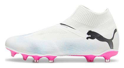 Puma Future 7 Match+ LL FG/AG Ψηλά Ποδοσφαιρικά Παπούτσια με Τάπες Λευκά από το MybrandShoes