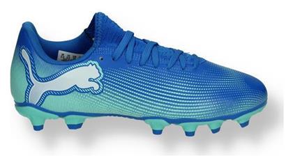 Puma Future 7 Play FG/AG Χαμηλά Ποδοσφαιρικά Παπούτσια με Τάπες Μπλε