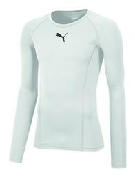 Puma Liga Baselayer Ανδρική Ισοθερμική Μακρυμάνικη Μπλούζα Λευκή από το MybrandShoes