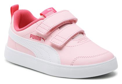 Puma Παιδικά Sneakers Courtflex με Σκρατς για Κορίτσι Ροζ από το Spartoo