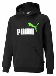 Puma Παιδικό Φούτερ με Κουκούλα και Τσέπες Μαύρο Essentials 2