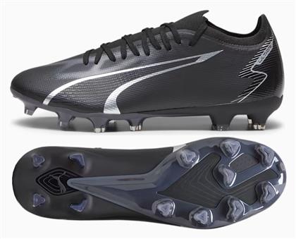 Puma Ultra Match FG/AG Χαμηλά Ποδοσφαιρικά Παπούτσια με Τάπες Μαύρα από το MybrandShoes