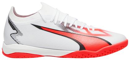 Puma Ultra Match IT Χαμηλά Ποδοσφαιρικά Παπούτσια Σάλας Λευκά