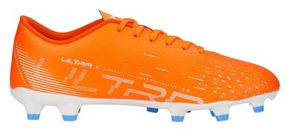 Puma Ultra Play FG/AG Χαμηλά Ποδοσφαιρικά Παπούτσια με Τάπες Ultra Orange / Puma White / Blue Glimmer από το Modivo