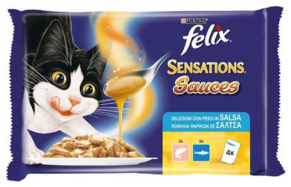 Purina Felix Sensations Sauces 4x85gr από το e-Fresh