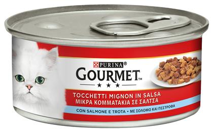 Purina Gourmet Πέστροφα / Σολομός 195gr