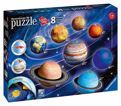 Puzzle Planetary Solar System 3D 522 Κομμάτια