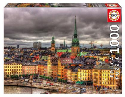 Puzzle Views Of Stockholm Sweeden 2D 1000 Κομμάτια από το Plus4u