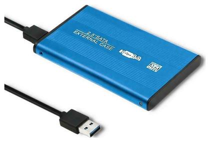 Qoltec Θήκη για Σκληρό Δίσκο 2.5'' SATA III με σύνδεση USB 3.0 σε Μπλε χρώμα από το e-shop