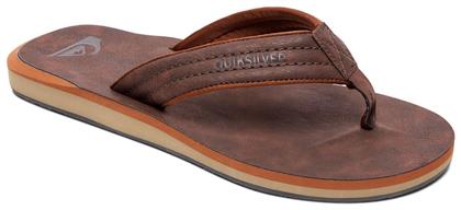 Quiksilver Carver Nubuck Ανδρικά Σανδάλια σε Καφέ Χρώμα