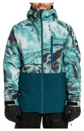 Quiksilver Mission Printed Block EQYTJ03403-BSM1 Ανδρικό Μπουφάν για Σκι & Snowboard Μπλε από το Plus4u