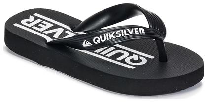 Quiksilver Παιδικές Σαγιονάρες Flip Flops Μαύρες Java Wordmark