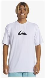 Quiksilver Surf Ανδρική Κοντομάνικη Αντηλιακή Μπλούζα Λευκή από το SportsFactory