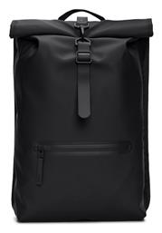 Rains Rolltop Rucksack Αδιάβροχο 17lt Μαύρο από το Epapoutsia