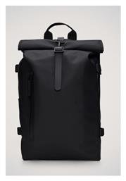 Rains Rolltop Rucksack Large Αδιάβροχο 23lt Μαύρο