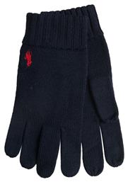 Ralph Lauren Navy Μπλε Ανδρικά Μάλλινα Γάντια