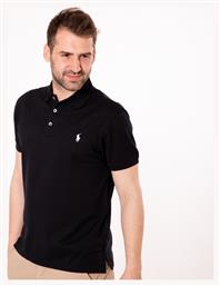 Ralph Lauren Ανδρικό T-shirt Κοντομάνικο Polo Μαύρο