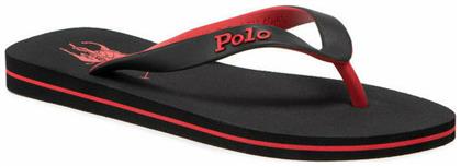 Ralph Lauren Bolt Flip Flops σε Μαύρο Χρώμα