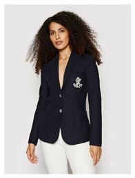 Ralph Lauren Γυναικείο Μεσάτο Σακάκι Navy Μπλε