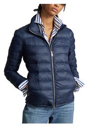 Ralph Lauren Κοντό Γυναικείο Puffer Μπουφάν για Χειμώνα Navy Μπλε