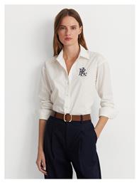 Ralph Lauren Μακρυμάνικο Γυναικείο Πουκάμισο Λευκό