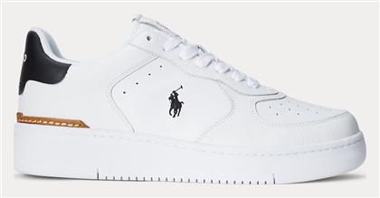 Ralph Lauren Masters CRT Ανδρικά Sneakers Λευκά