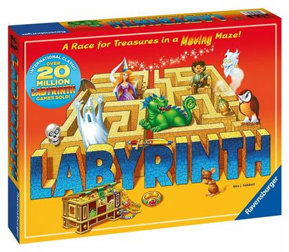 Ravensburger Επιτραπέζιο Παιχνίδι Λαβύρινθος Κυνήγι Θησαυρού για 2-4 Παίκτες 8+ Ετών (EL) από το Moustakas Toys