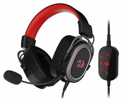 Redragon Helios H710 Over Ear Gaming Headset με σύνδεση USB Κόκκινο