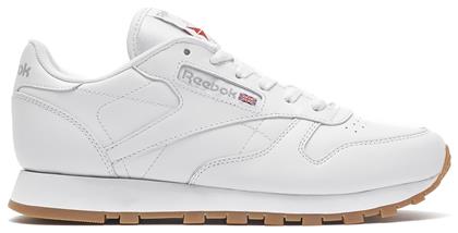 Reebok Classic Leather Γυναικεία Sneakers Intense White / Gum