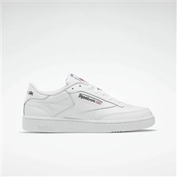 Reebok Club C 85 Ανδρικά Sneakers Cloud White / Core Black