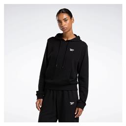 Reebok French Terry Φούτερ Μαύρο με Κουκούλα
