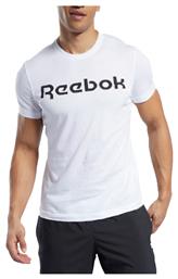 Reebok Graphic Series Linear Ανδρικό T-shirt Λευκό με Λογότυπο